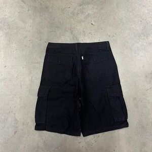 Vintage Y2K baggy black faded cargo utility‎ cargo military Levi's shorts